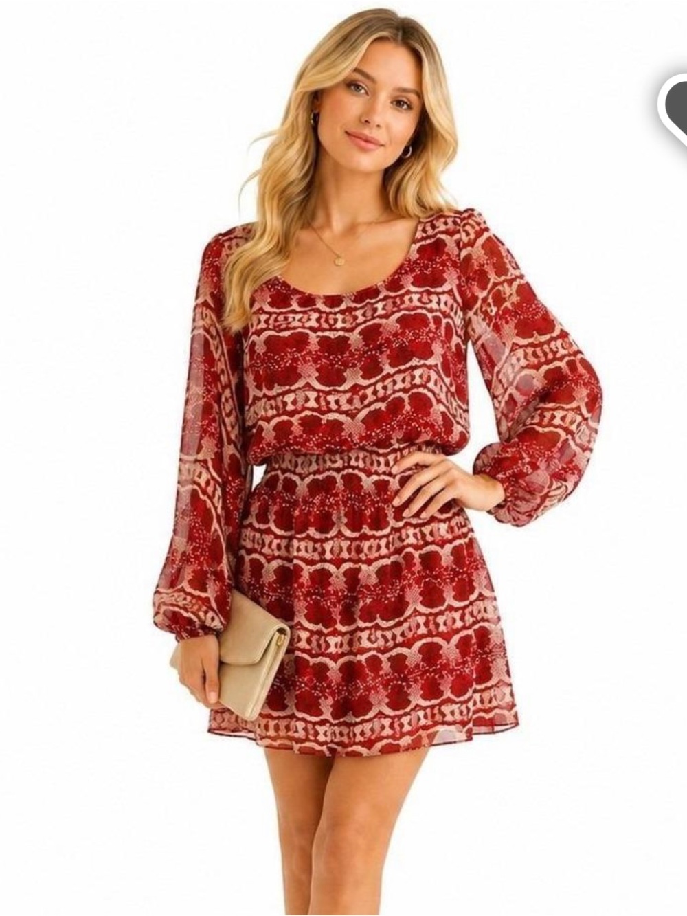 Parker Silk Python Dress